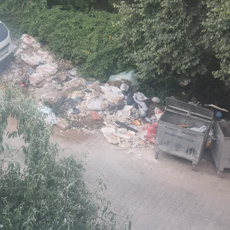 Bornova’da Çöp ve Moloz Sorunu ve Belediye Şikayetleri