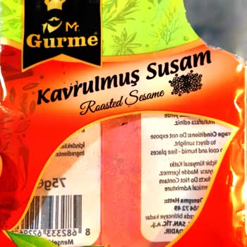MR. Gurme Kavrulmuş Susamdan Çıkan Yabancı Madde!