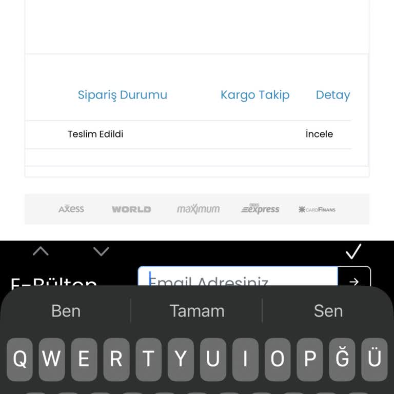 Qbra Moda Teslim Edildi Yazısı Yanıltıyor Ürünüm Elime Ulaşmadı