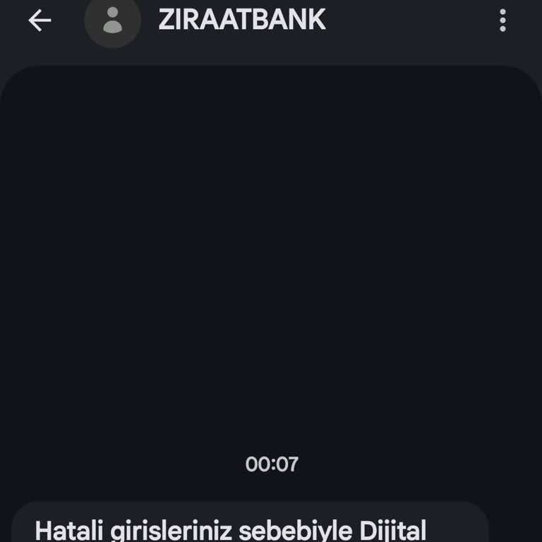 Ziraat Bankası Bu Bankada Hesabım Yok