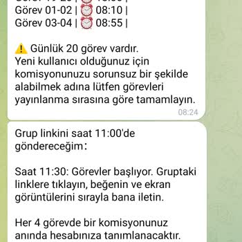 Telegram Üzerinden Gelen Sahte Görev Yap, Kazan Teklifi Ve Kişisel Veri Güvenliği Talebi