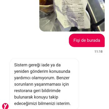 Dökülmüş Çorba Ve İade Reddi