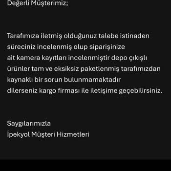 İpekyol Eksik Ürün Teslimi Ve Satıcı Sorumluluğunun İhmal Edilmesi