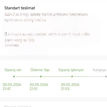 Yanıltıcı Teslimat Süresi Nedeniyle Siparişim Kargoya Verilmedi