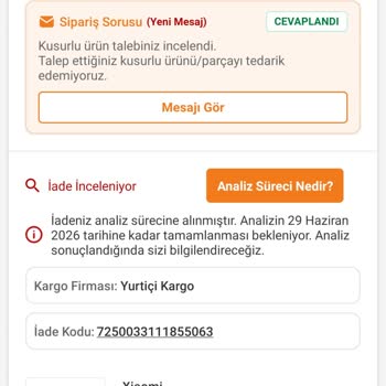 Kusurlu TV Box Ve Uzayan İade Süreci Hakkında Şikayet