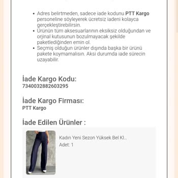 Aile Kaybı Nedeniyle İade Süresi Aşılmış, Trendyol’dan Esneklik Talebi