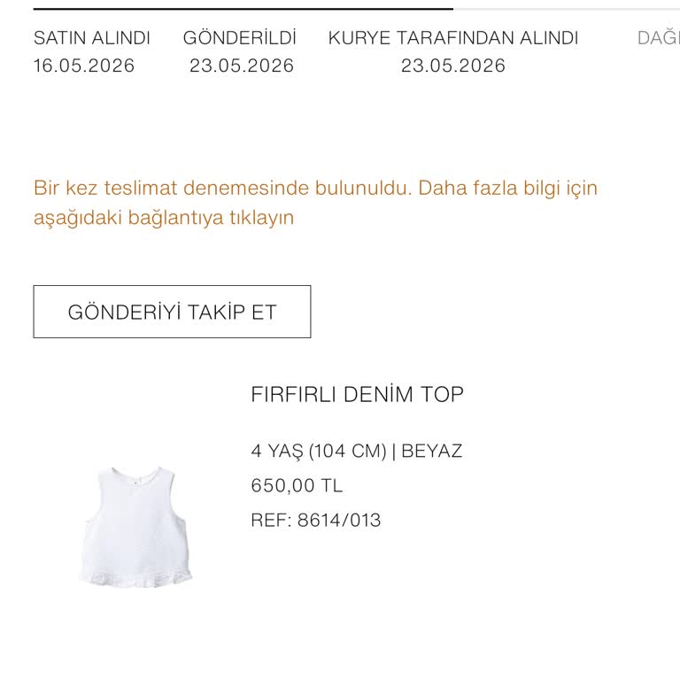 Zara’da Uzun Teslimat Gecikmesi Ve Kargo Ücreti İadesi Talebi