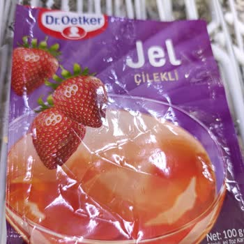 Dr. Oetker Çilekli Jel Donmadığı İçin Malzemeler Boşa Gitti