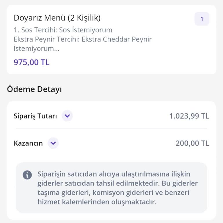 Sipariş Teslim Edilmedi, Ücret İadesi Reddedildi Ve Destek Yanıt Vermedi