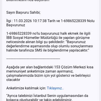 İstanbul Büyükşehir Belediyesi’nden Sosyal Yardım Kartı Başvurularının Cevapsız Kalması