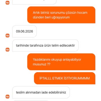İptal Edilemeyen Sipariş Ve Çelişkili Kargo Bilgileri Mağduriyetimiz