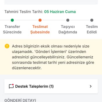 Trendyol Express'te Adres Karışıklığı: Siparişim Teslim Edilmedi