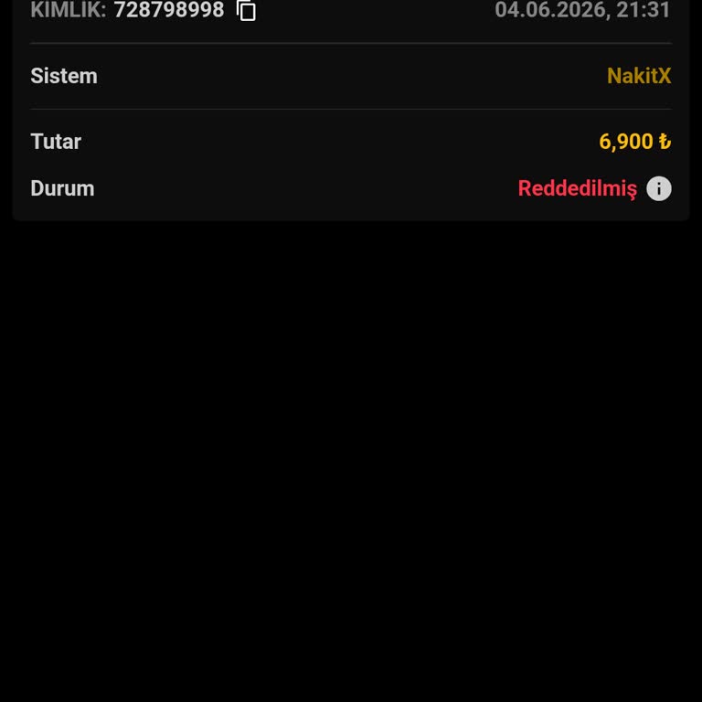 Nispet Hesabımda 6.900 TL Bakiye Sıfırlandı, Çekim Talebim İşlem Görmedi