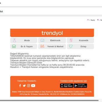 Trendyol Teslim Edildiği İddia Edilen Ürün Gelmedi Ve İade Yapılmadı