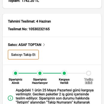 Vantilatör Teslimatı Uzun Süre Bekliyor, Trendyol Ve Kolay Gelsin Kargo Şikayetim