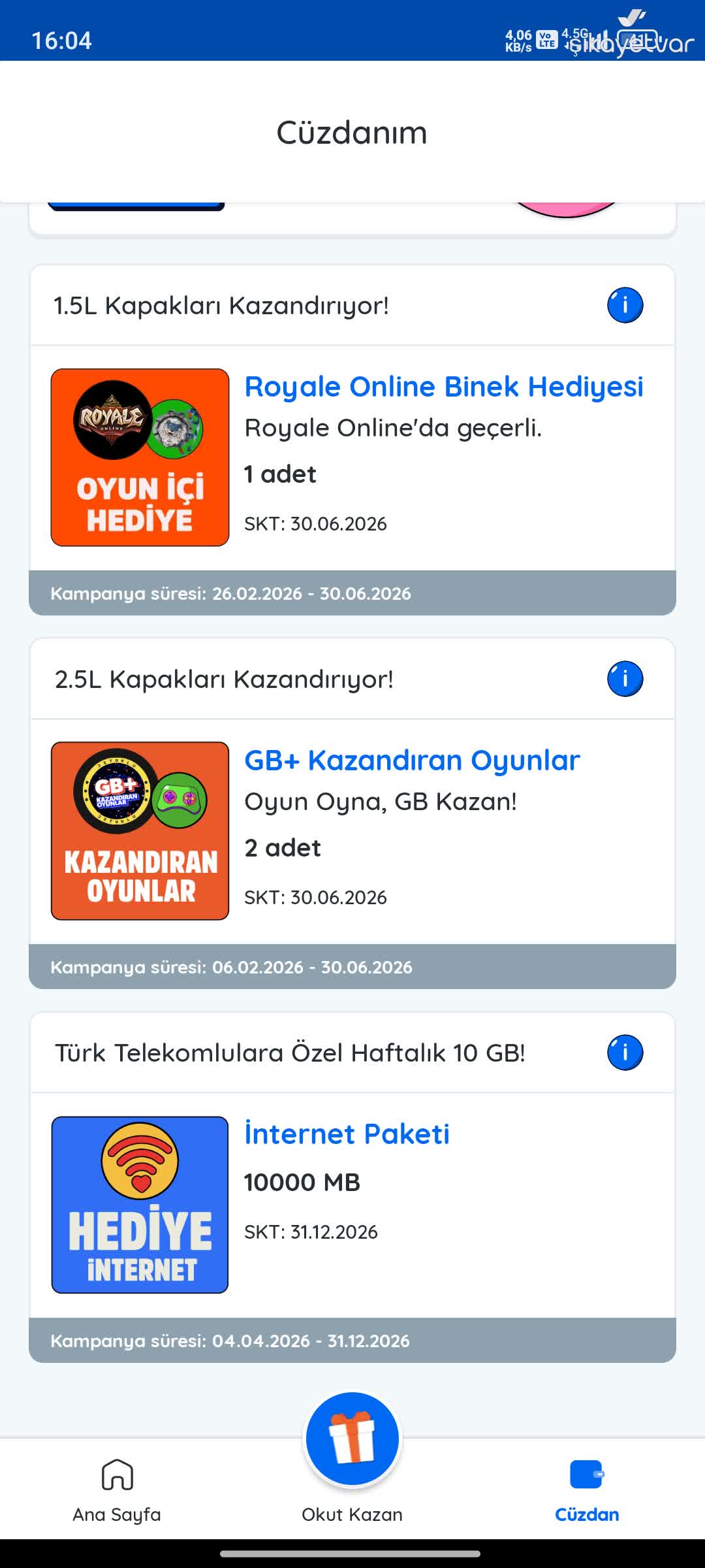 Pepsi KazandiRio GB Kampanyasında Site Ulaşılamıyor Hatası Ve GB