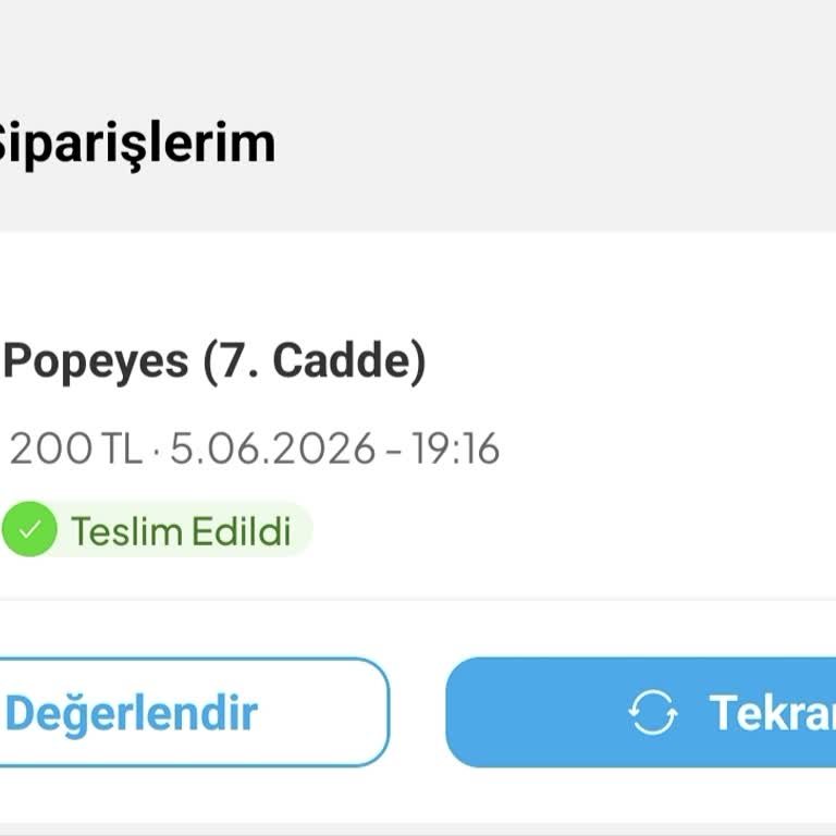 Teslim Alınmayan Siparişin İptal Talebi Reddedildi