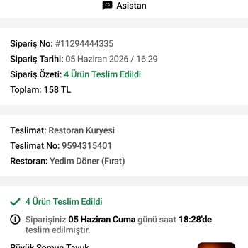 Teslim Edildi Olarak Görülen Sipariş Elimize Ulaşmadı Ve İade Talebi