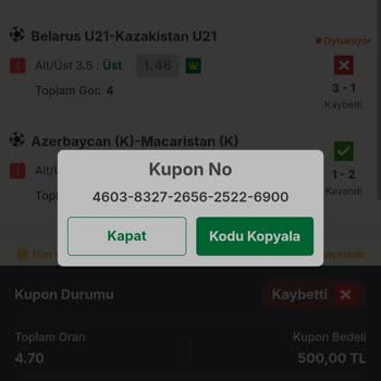 İddaa Mobil Uygulamasında Tekrarlayan Kupon Ve Oran Hatası