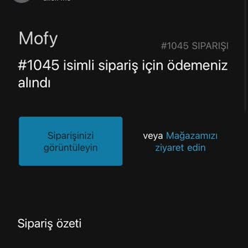 Mofy.com.tr Ürün Kargoya Da Verilmiyor Ve Tarafıma Hiçbir Bilgilendirme Yapılmıyor