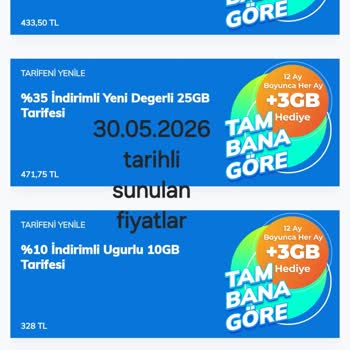 Türk Telekom Taahhüt Bitmek Üzere Mobil Hattımda Yüksek Fiyatlı Kampanyalar ve Çözüm Talebi