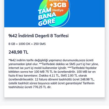 Türk Telekom Taahhüt Bitmek Üzere Mobil Hattımda Yüksek Fiyatlı Kampanyalar ve Çözüm Talebi