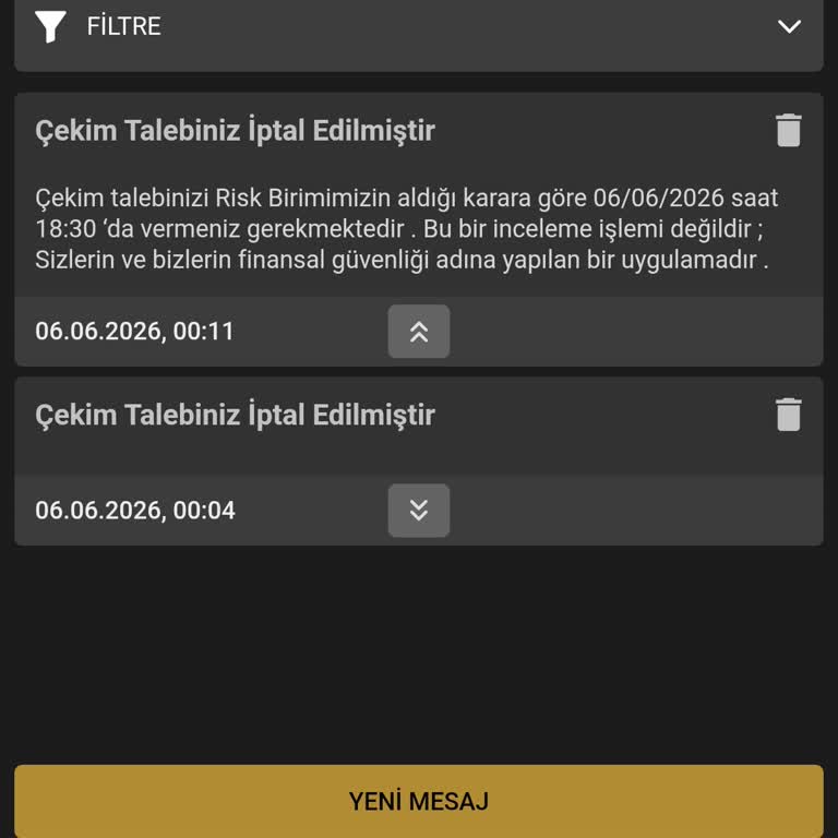 Grandbetting’in Çekim Talebimi Ödeyememesi Ve Yanıltıcı Bilgilendirmesi