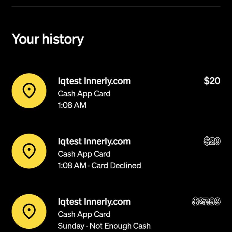 Refund On My Cash App From Iq.test.innerly.com