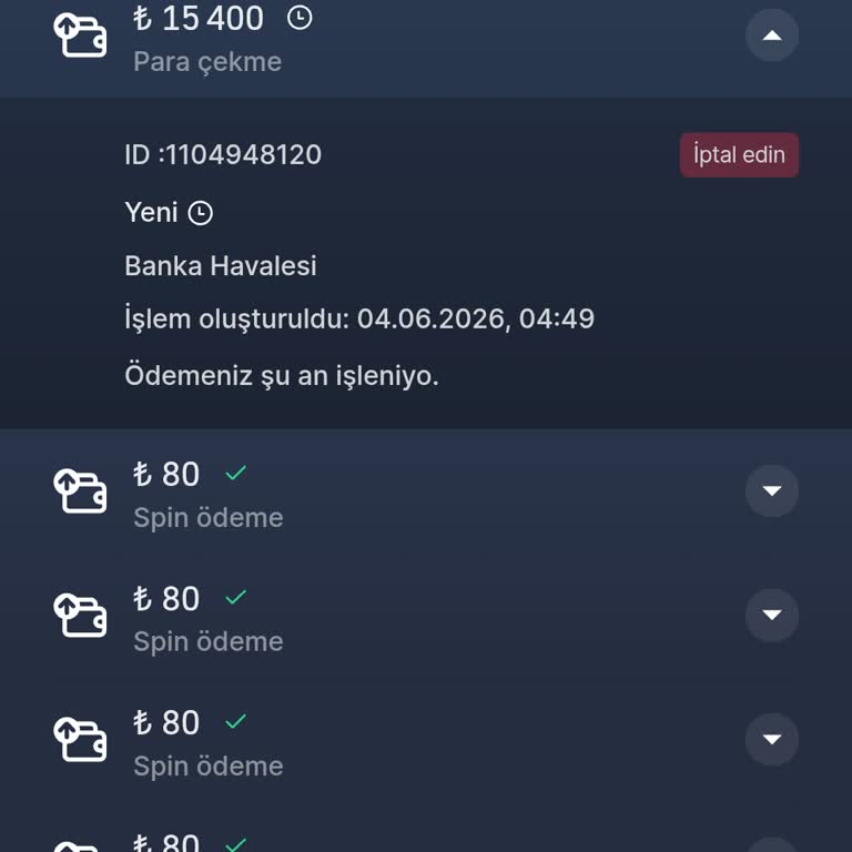 7Slots Para Hâlâ Hesabıma Yatmadı ve Çekim İşlemi Tamamlanmadı