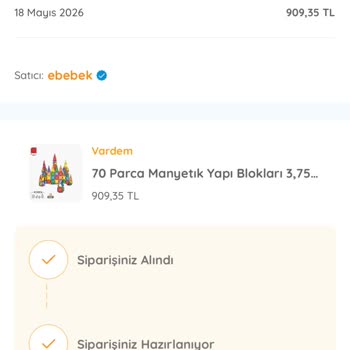 Ebebek Cayma Talebim Reddedildi ve Ücretim İade Edilmedi