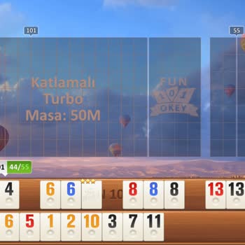 Fun 101 Okey’da El Açma Anında Oyun Donuyor Ve Çip Kaybediyorum