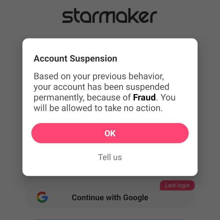StarMaker Banned My Shrimita Account Without Warning or Explanation