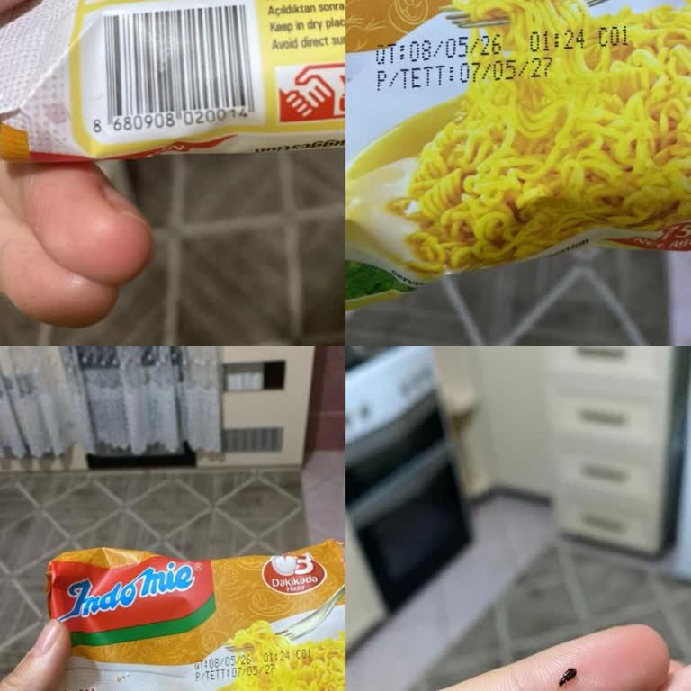 İndomie Noodle Ürününde Böcek Bulunması Ve Gıda Güvenliği Endişesi