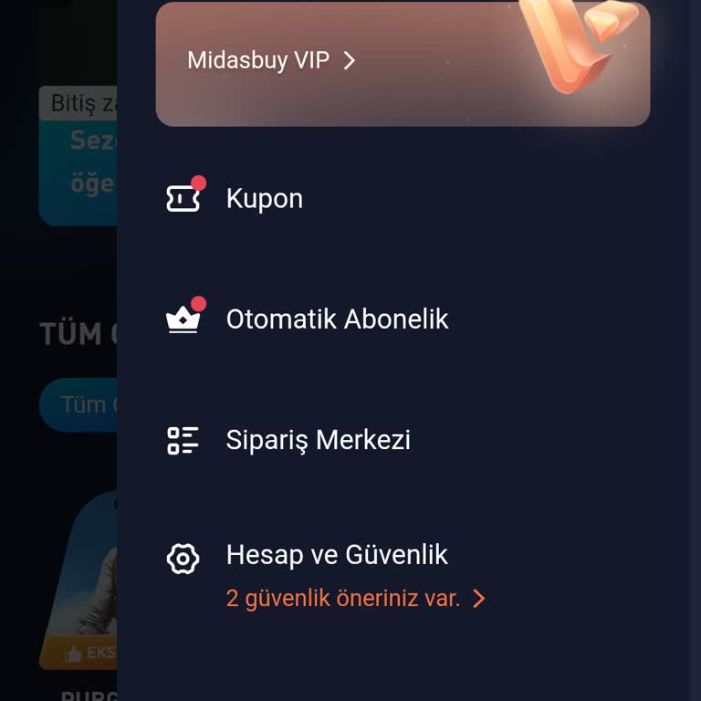 Midasbuy’da UC Kodu Girişi Alanı Kaldırıldı