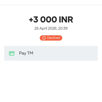 I Deposited 3000 INR to Parimatch but My Account Balance Never Updated