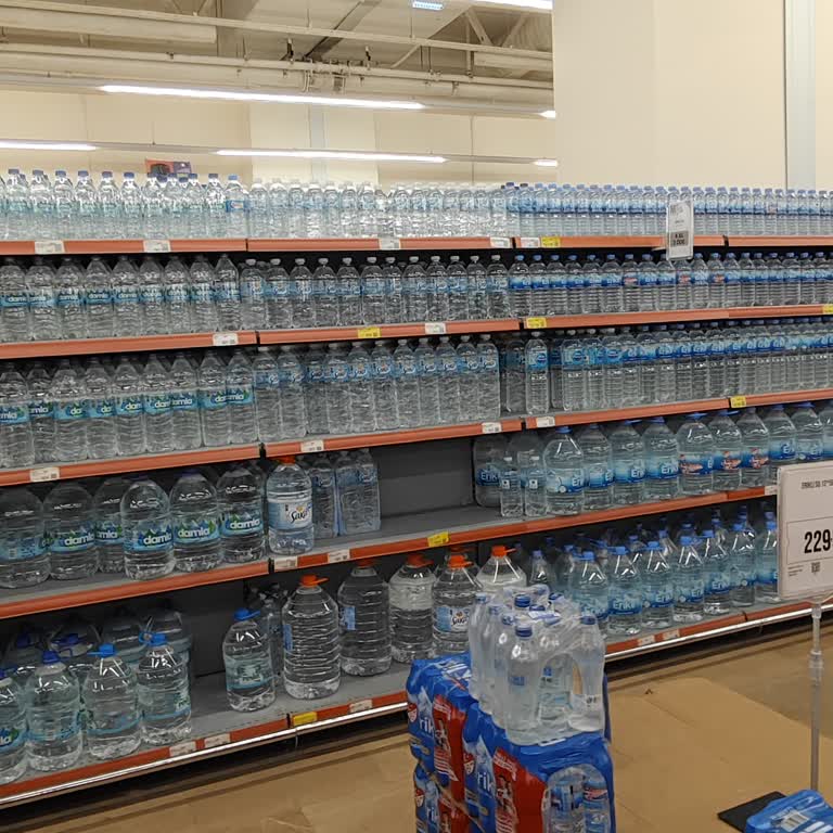 Ankara Cepa Migros’ta Uygun Fiyatlı Sular Raflarda Yok ve Etiketleri Eksik