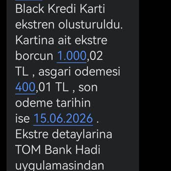 Hadi - Tombank Kredi Kartı Aidatı Yanıltması ve İptal Talebi