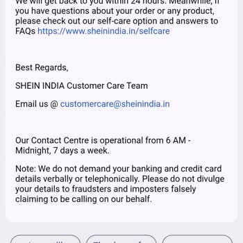 SHEIN Refund Not Received Yet After Cancellation