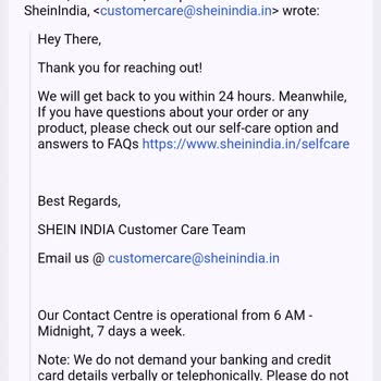 SHEIN Refund Not Received Yet After Cancellation