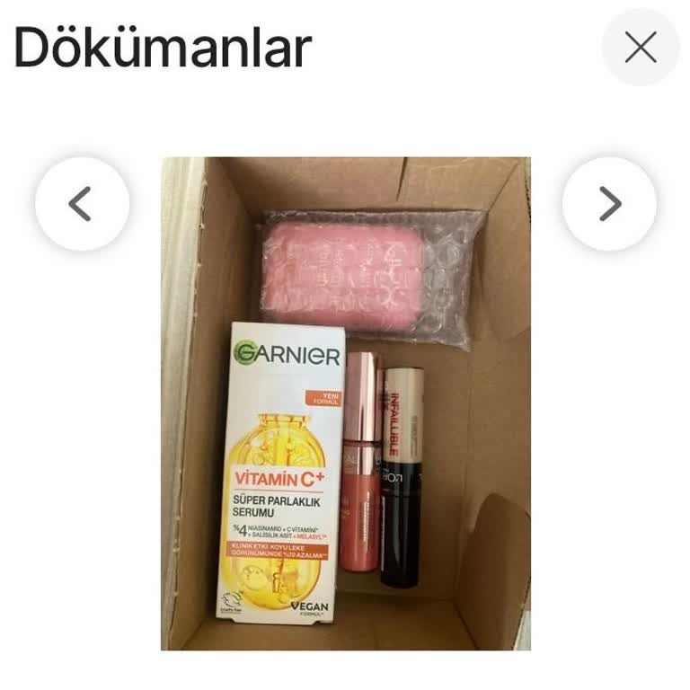 Faturadaki Primer Serum Yerine Garnier Serum Gönderildi, Eksik Ürün Sorunu