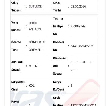 Adres Yanlışlığı Sebebiyle Yarım Kargo Ve 4 Gün İş Kaybı