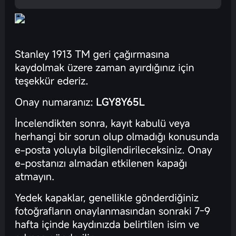 Stanley Termos Kapak Sızıntısı 1,5 Yıl Çözülmedi
