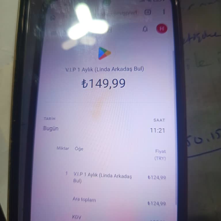 Linda Arkadaş Bul Ödeme Alınmış Görünmesine Rağmen Bu Tutar Uygulama İçinde Mesaja Tanımlanmadı