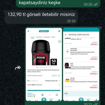 Watsons Web Sitesinde Fiyat Hatası Nedeniyle Fazla Ücret İadesi Talebi