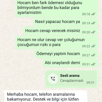 Fazladan Fark Ödemesi Talebi Ve İletişimsizlik Nedeniyle Sipariş İptali Ve Tam İade Talebi