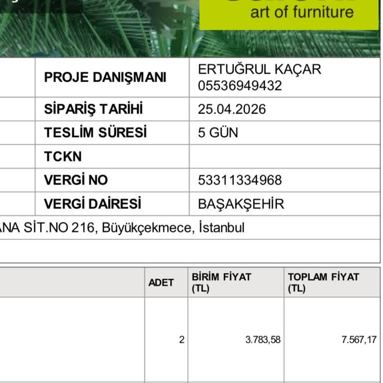Eksik Mobilya Teslimatı Ve Uzayan Bekleyişe Acil Çözüm Talebi