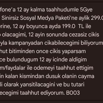 Ücretsiz Söylendiği Halde Sosyal Medya Paketi Ücretlendirilip Faturaya Yansıtıldı