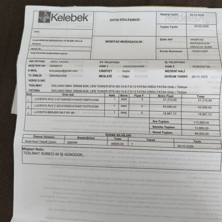 Kelebek Mobilya'dan Uzun Süreli Teslimat Gecikmesi
