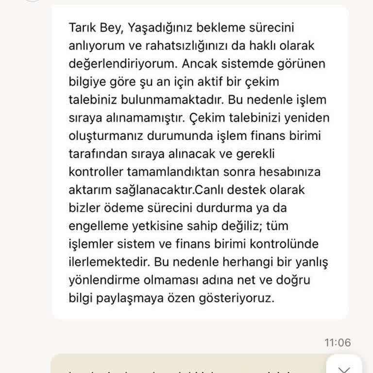 268 Bin TL Kripto Çekim Talebimin Ödenmemesi Ve Sürekli Oyalama