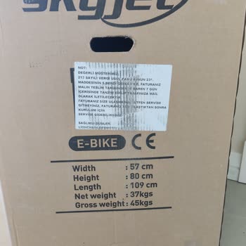 Skyjet Elektrikli Bisiklet Kurulum Reddi Ve Garanti Sorunu